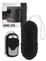 Angel Egg 10 Speed Huevo Vibrador Negro
