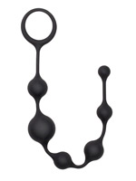 Silicone Anal Wave Beads - Negro