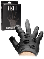 FistIt Guante Estimulador de Silicona - Negro