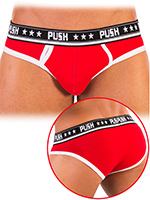 Push - Slip Algodn Premium - Rojo/Blanco