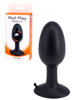 Roll Play Anal Plug Negro - Medium