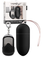 10 Speed Huevo Vibrador Grande con Control Remoto  - Negro