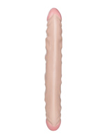 Veined Double Dong 12 inch - Light skin