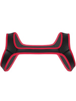 Puppy Play Neoprene Harness - Red/Black