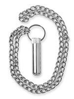 Amuleto Poppers - Inhalador Acero Inoxidable con Cadena