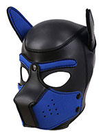 Mscara cachorro Puppy Play - Negro/Azul