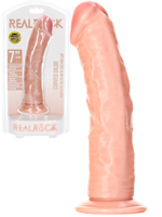RealRock - Dildo 18 cm con ventosa - Curved Ultra Skin