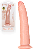 RealRock - Dildo 18 cm con Ventosa - Slim Ultra Skin