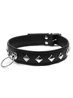 Collar with Ring - Negro