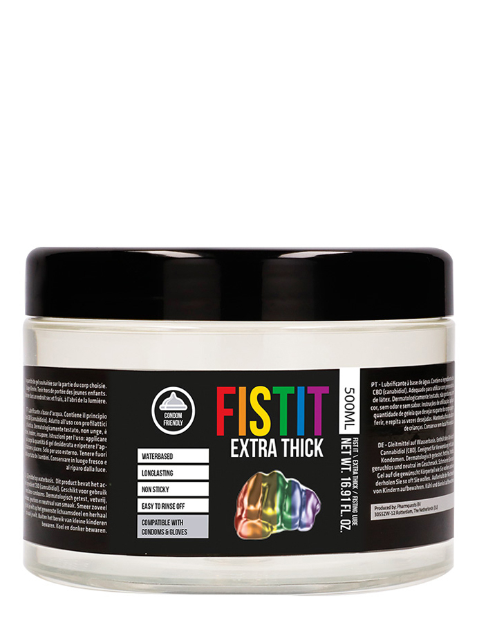FistIt Extra Thick Rainbow Lubricante Base de Agua 500 ml