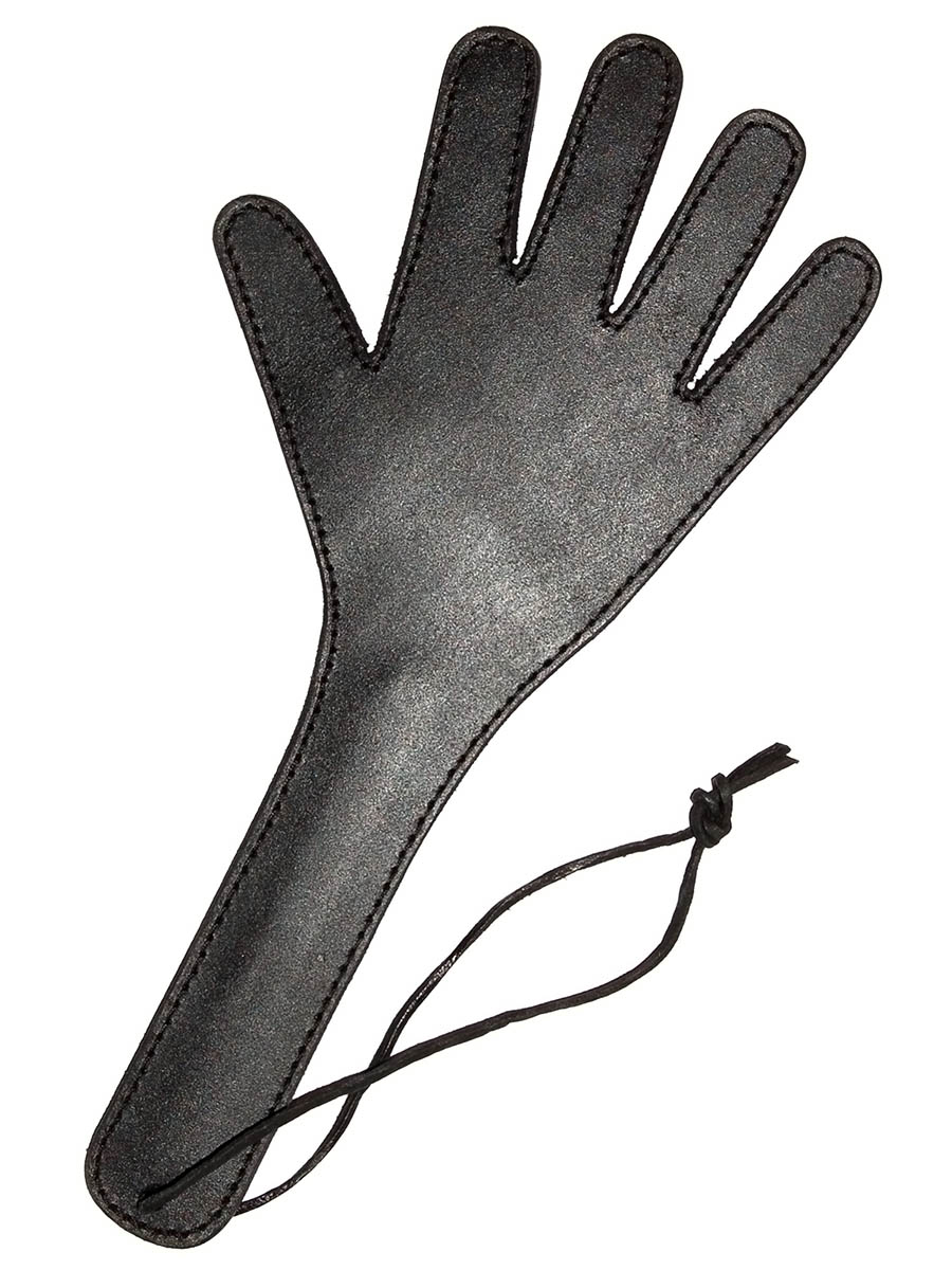 Hand Spanker Black Leather