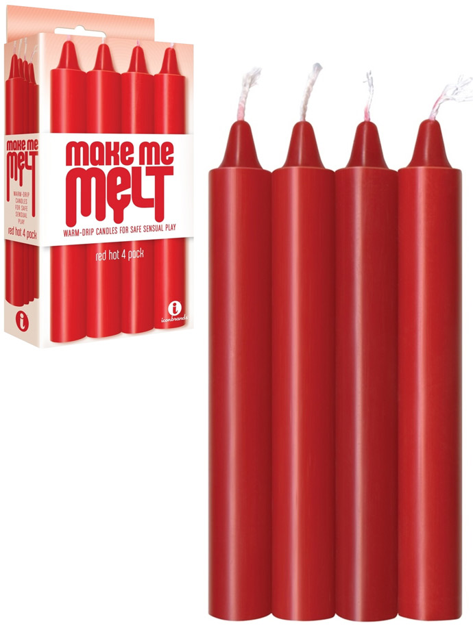 Make Me Melt - Warm Drip Candles - Rojo