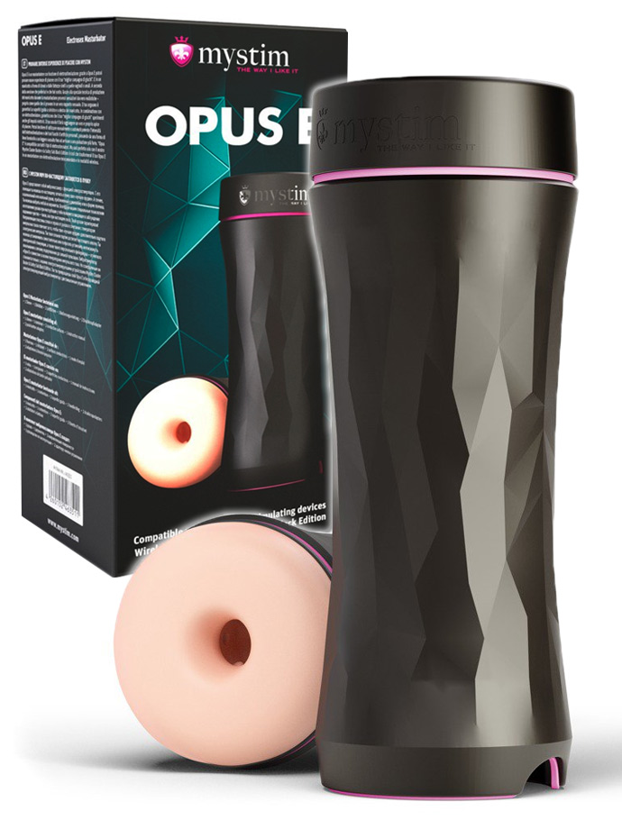 Mystim Opus E-Stim Masturbador - Donut