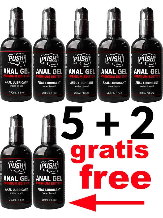 5 + 2 Lubricante Anal PUSH Premium Edition 250 ml