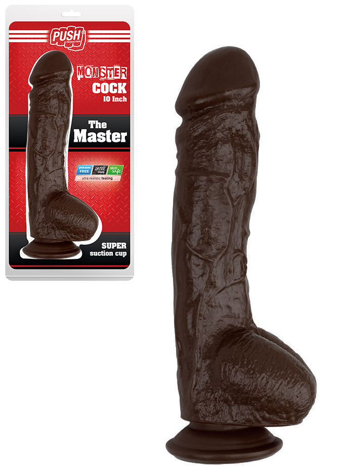 Push Monster Cock - The Master 25,5 cm Marrn