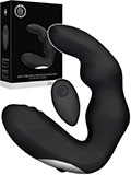 OUCH! Bent Vibrating Prostate Massager - Negro