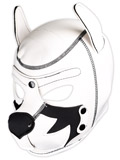 Puppy Play Dog Mask - Fox Terrier Blanco