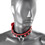 Collar with Ring - Rojo